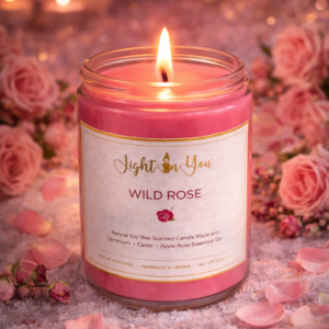 Light In You Rose Scented Candle