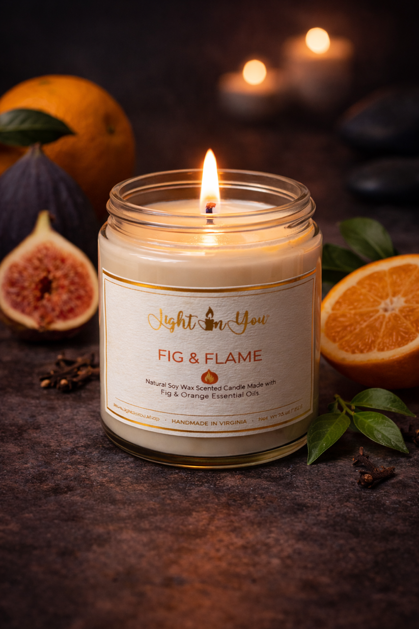 Light In You Fig & Flame Scented Candle
