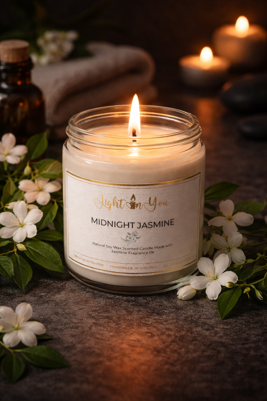 Light In You Midnight Jasmine Scented Candle